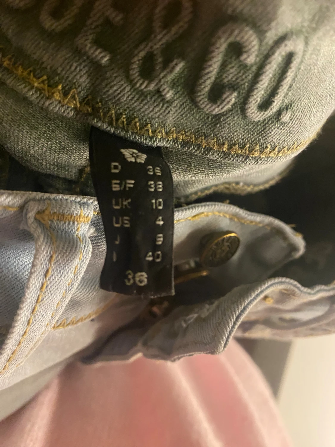 Straight jeans grå - 1