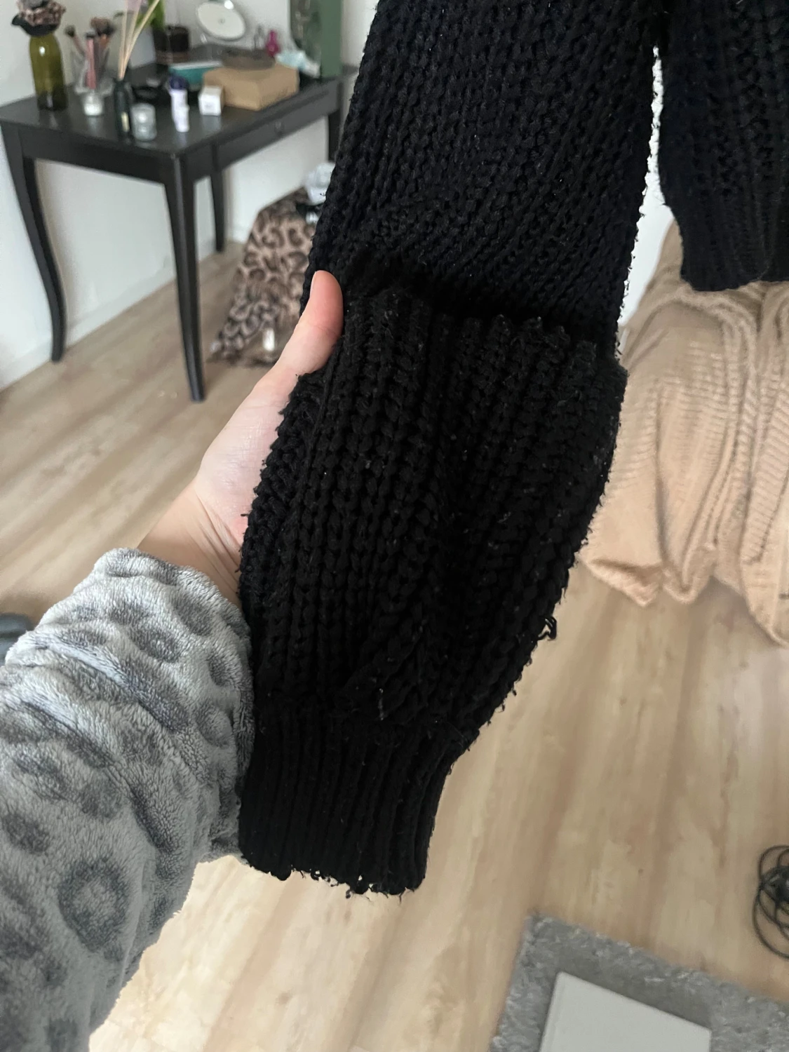 Kort stickad polotröja - 5