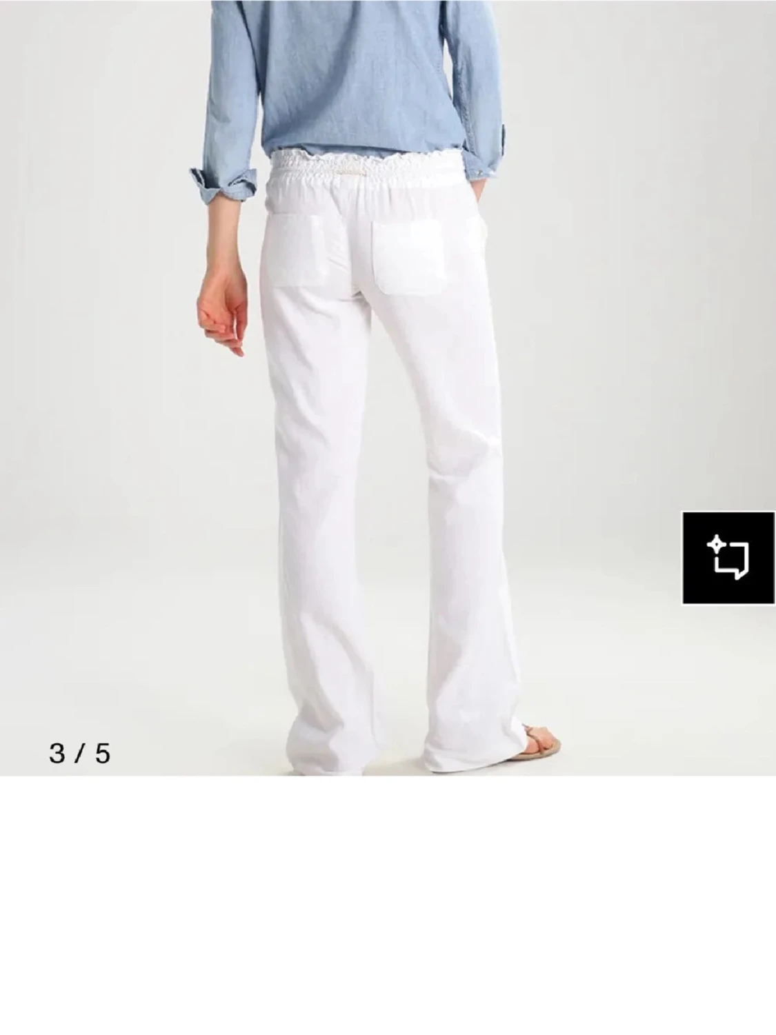 Vita linnebyxor från Roxy - 1