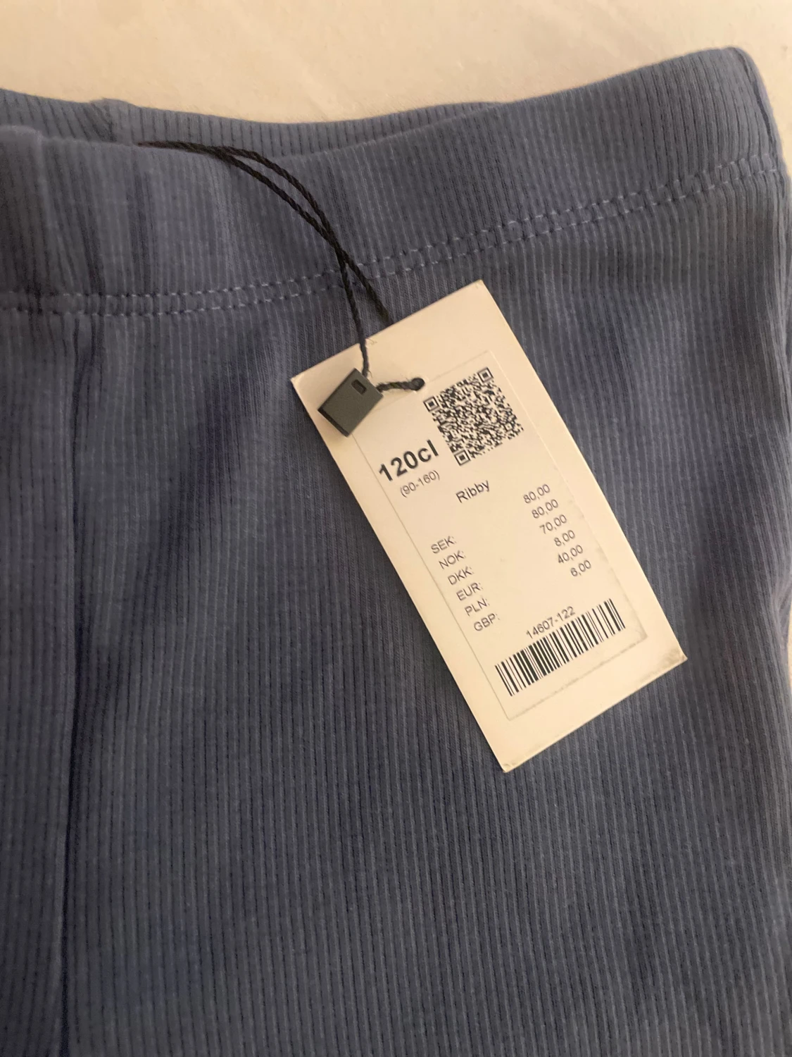Blå ribbade byxor från 157 - 1