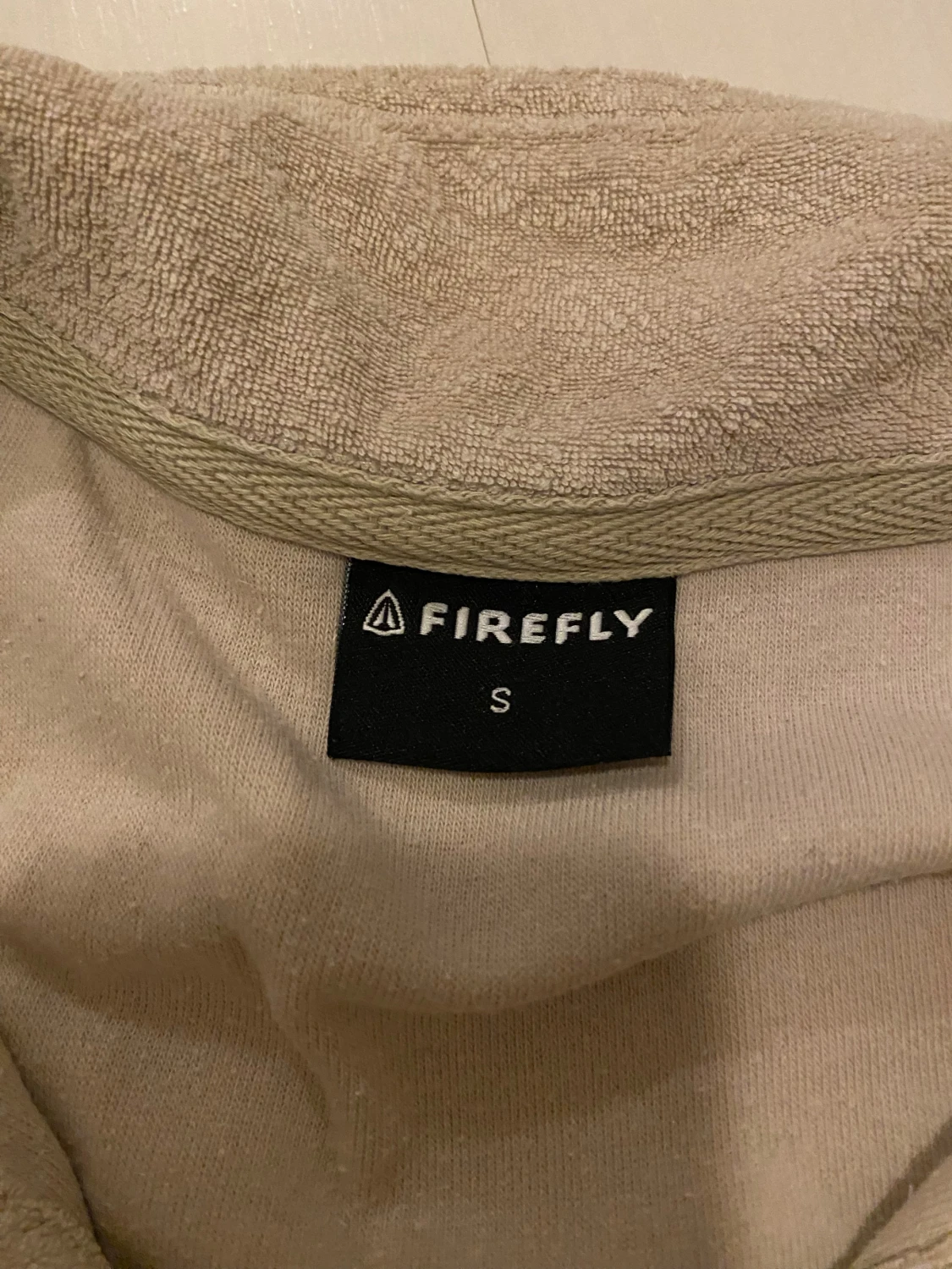 Beige frottéskjorta Firefly S - 3