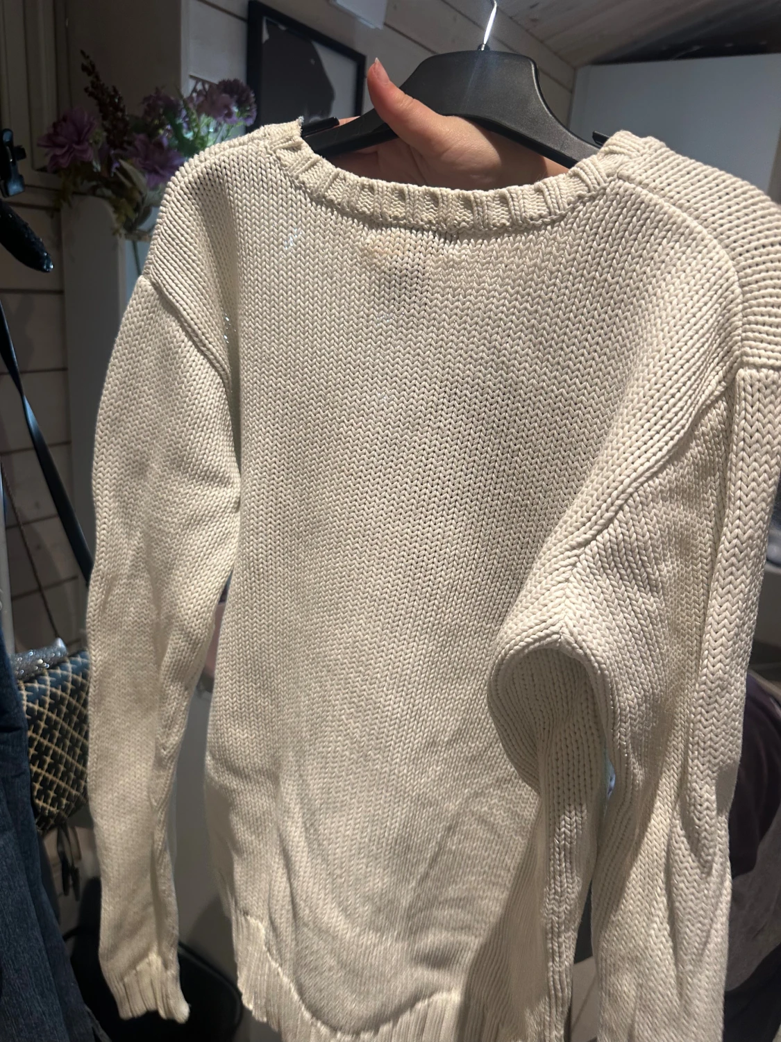 Vit stickad tröja Polo Ralph Lauren - 3