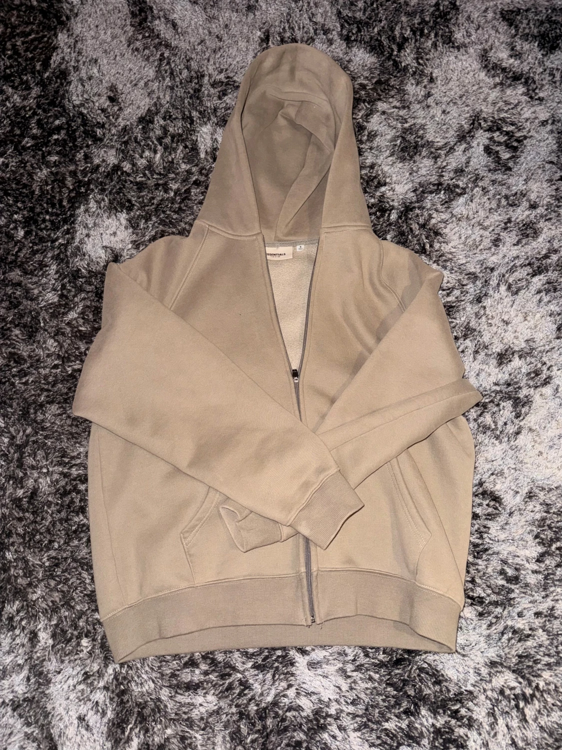 Beige Essentials Fear of God hoodie - 1