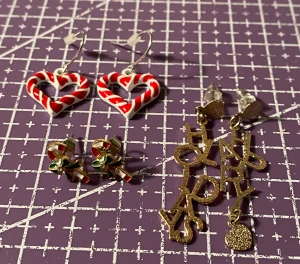 Julörhängen  - Jul örhängen 