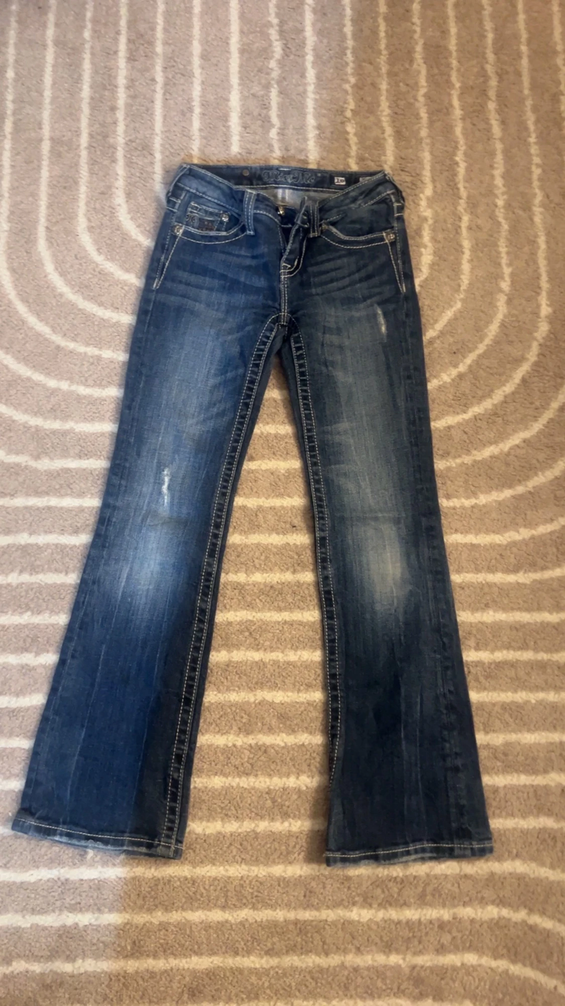 Blå bootcut jeans från Miss Me