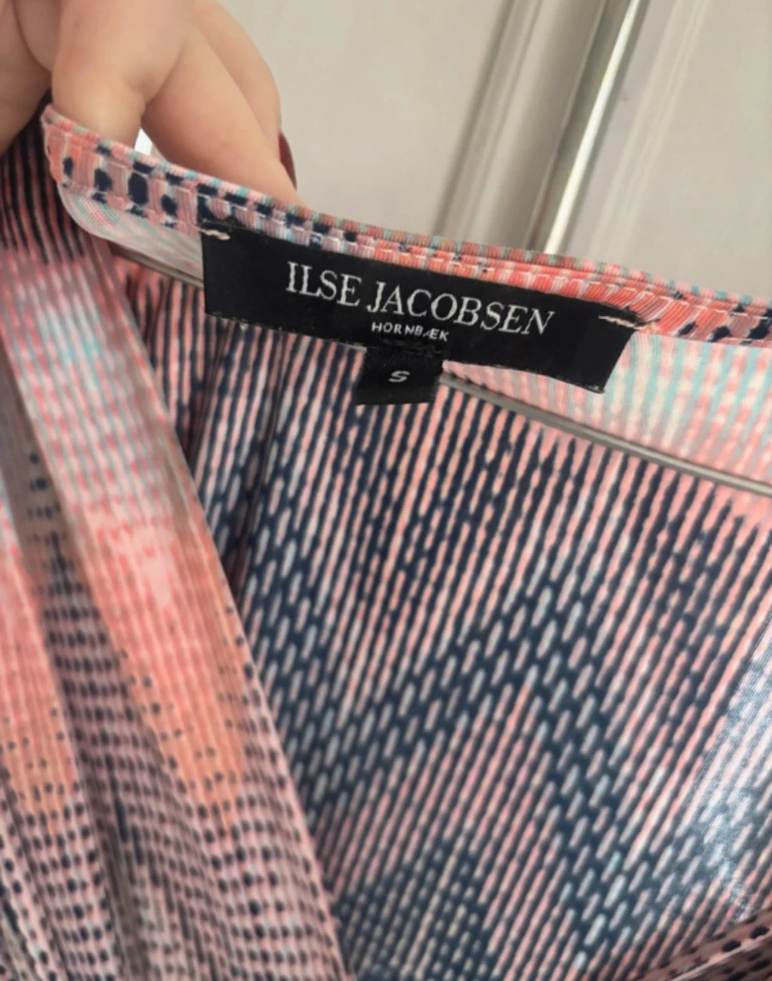 Mönstrad långklänning Ilse Jacobsen - 1