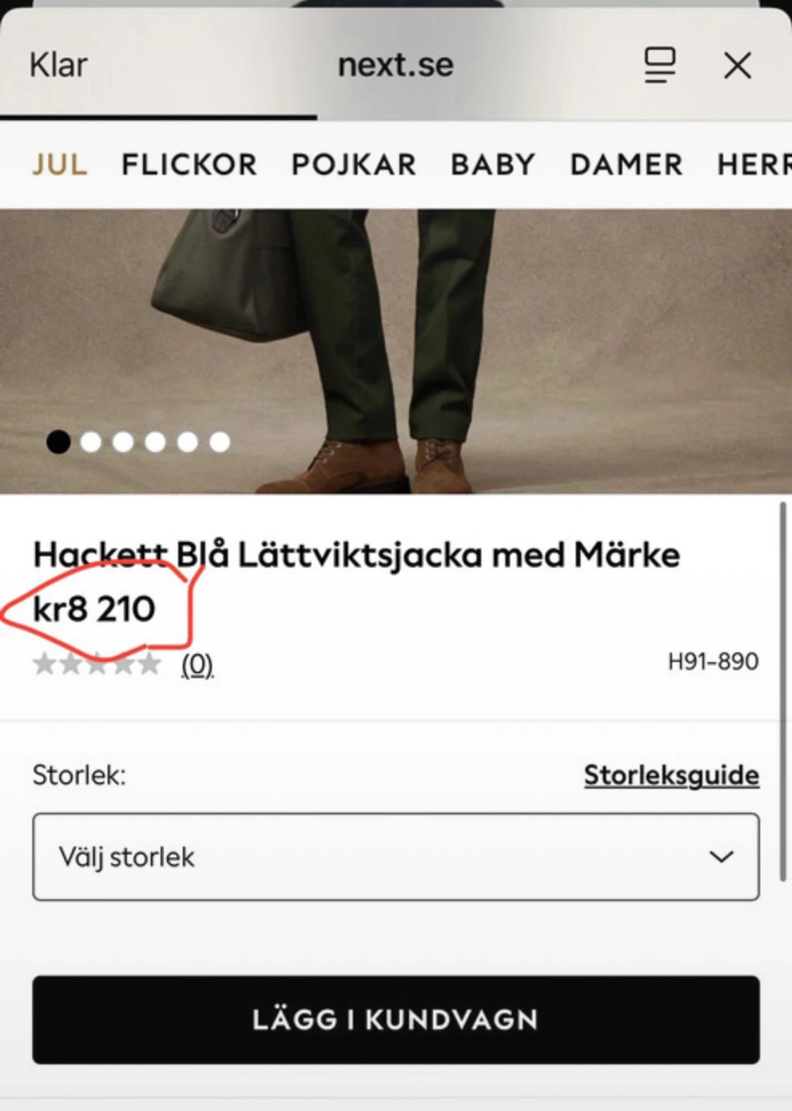 Blå pufferjacka från Hackett London - 1