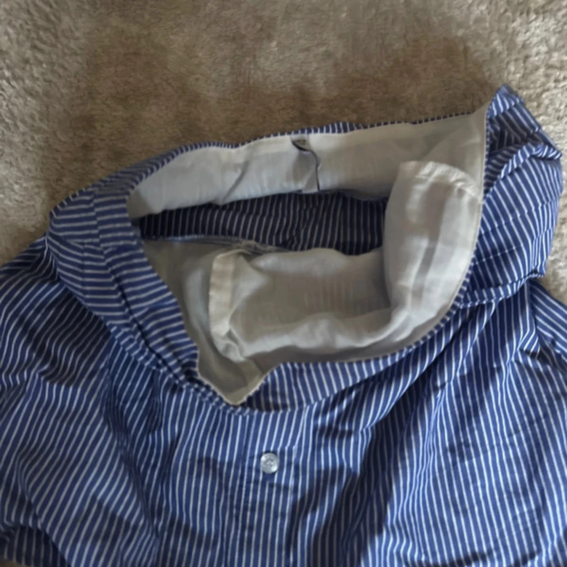 Blåvit randig bandeutopp från amisu - 1