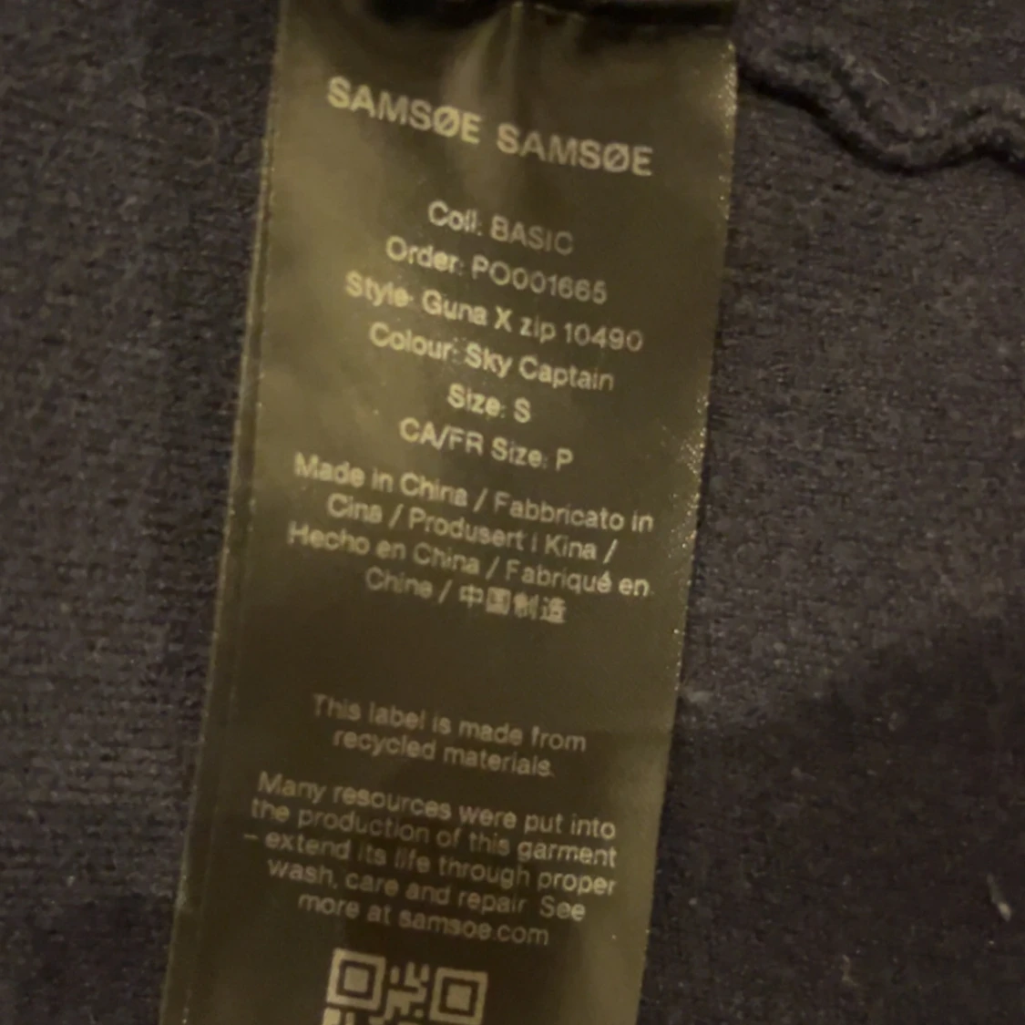 Mörkblå overshirt från Samsøe Samsøe - 3