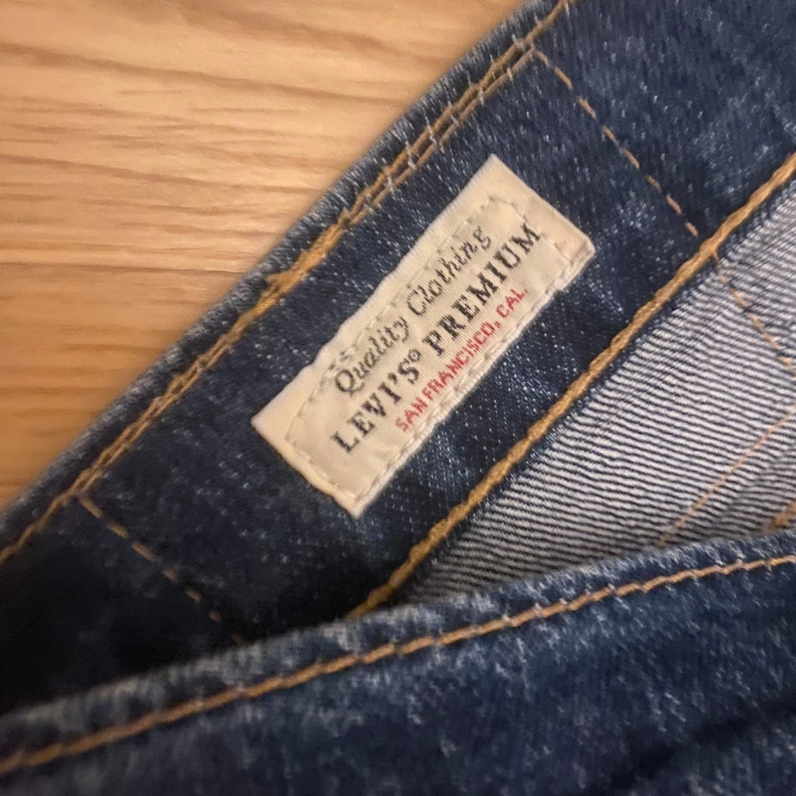 Levi's 502 blåa jeans - 3