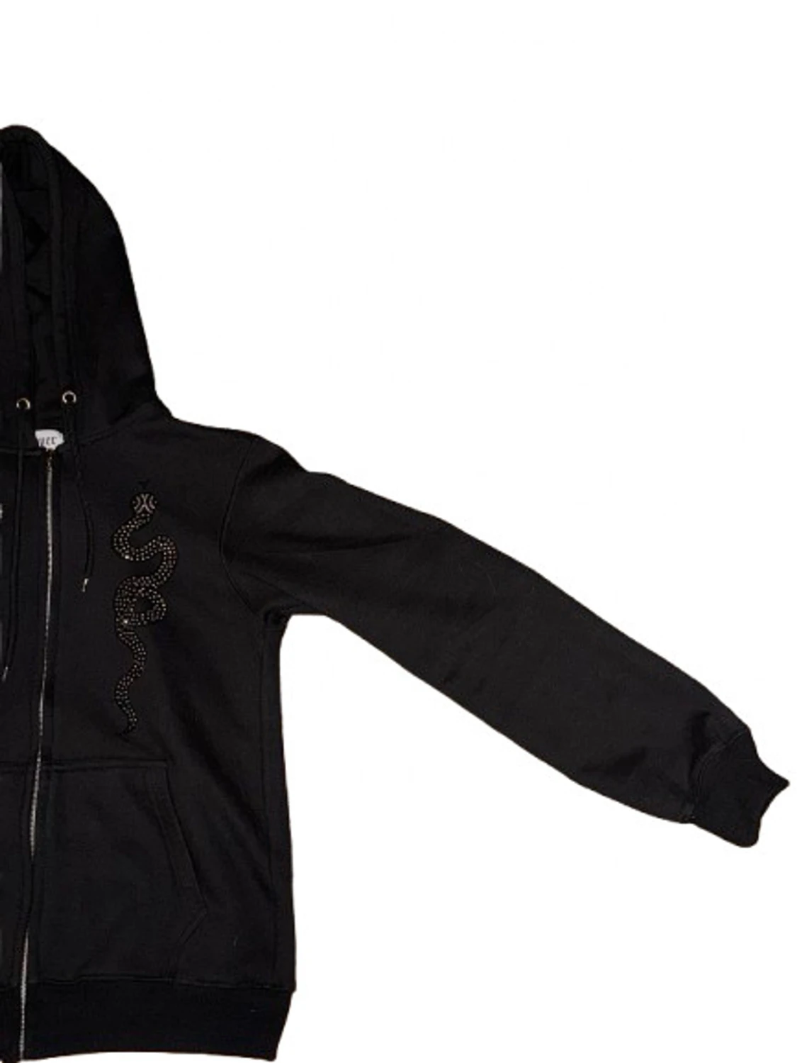 Svart tröja med Rhinestone - 1