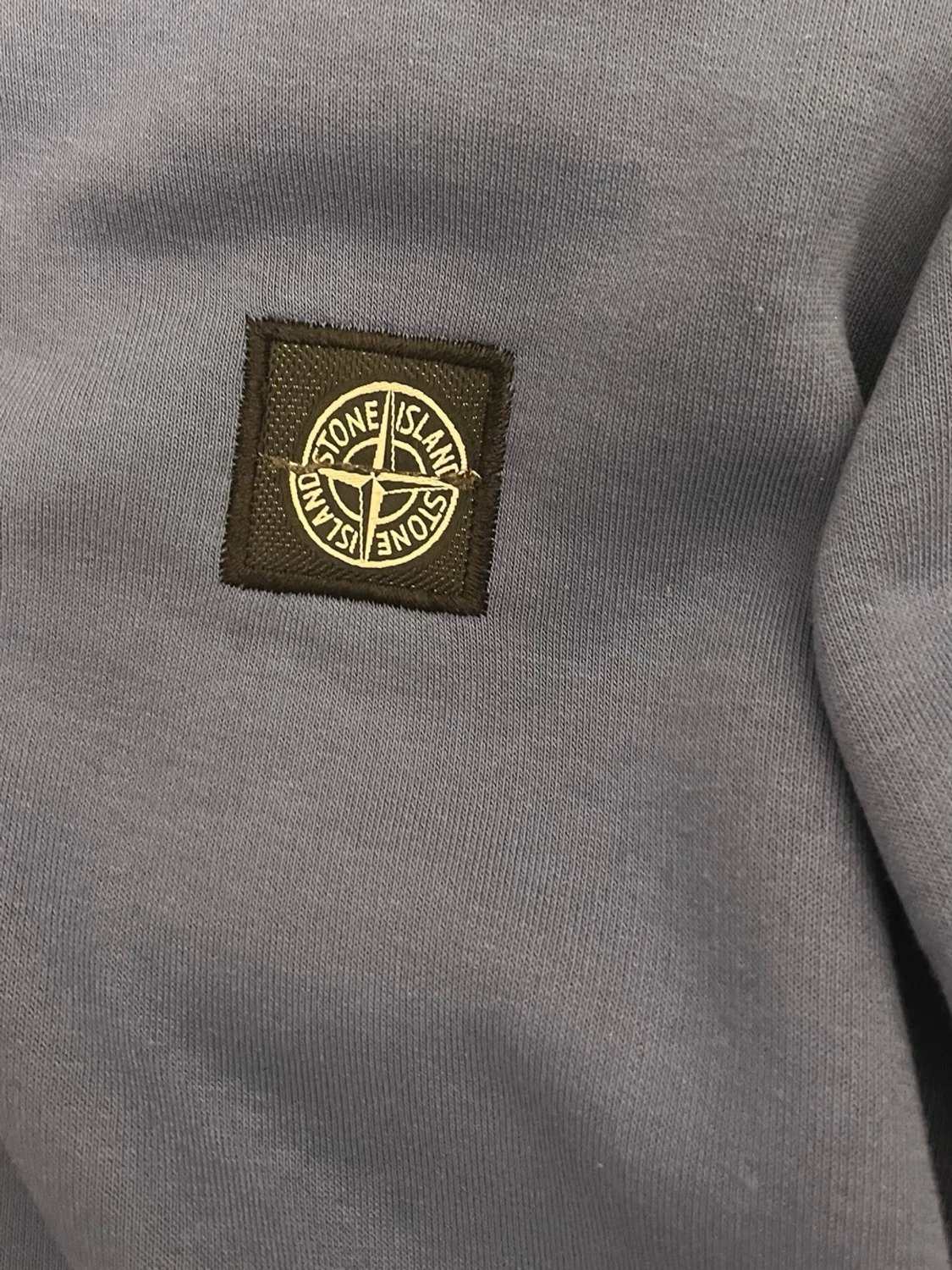 Blå Stone Island sweatshirt - 3