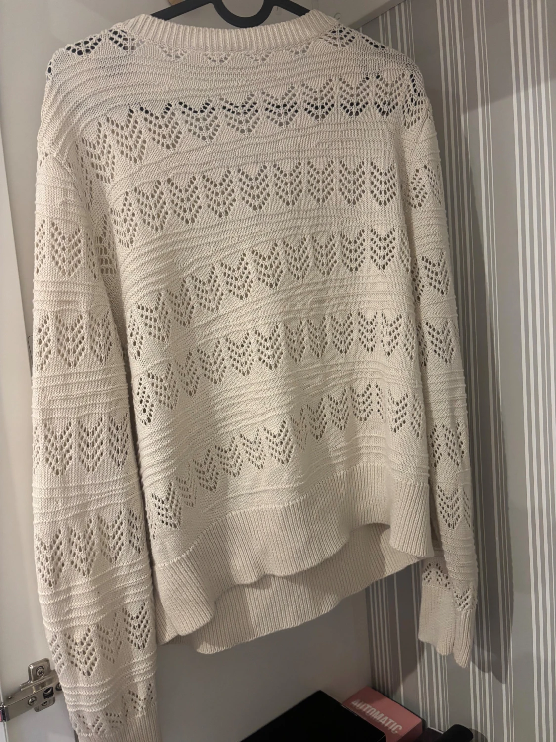 Beige stickad tröja från Vila - 1