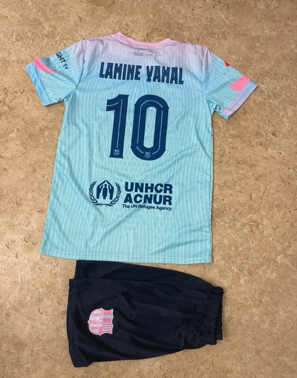 Barça Lamine Yamal fotbollströja set - 1