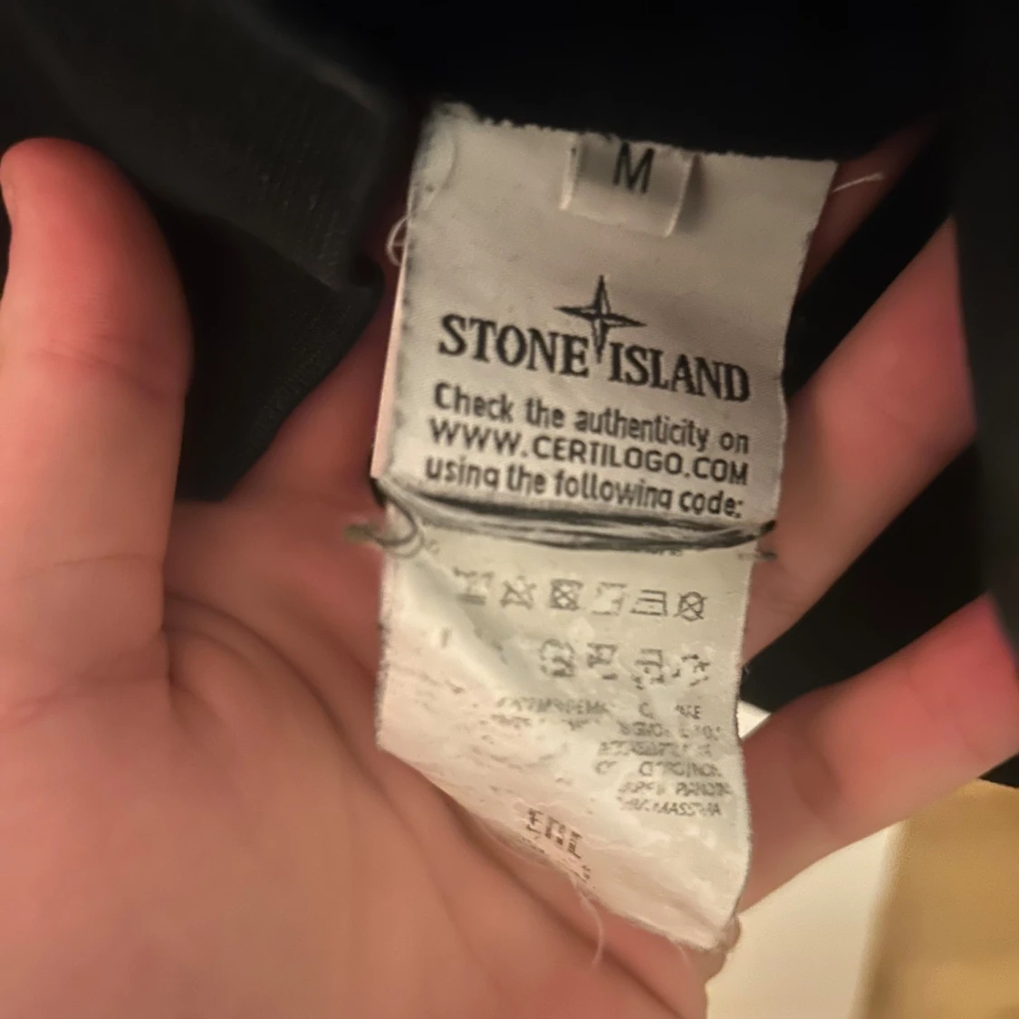 Svart Stone Island sweatshirt M - 3