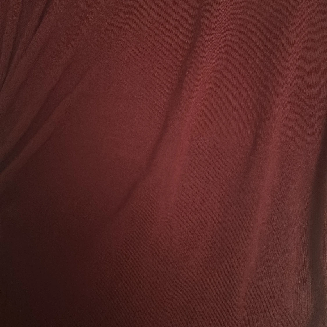 Vinröd lös topp med vida ärmar - 2