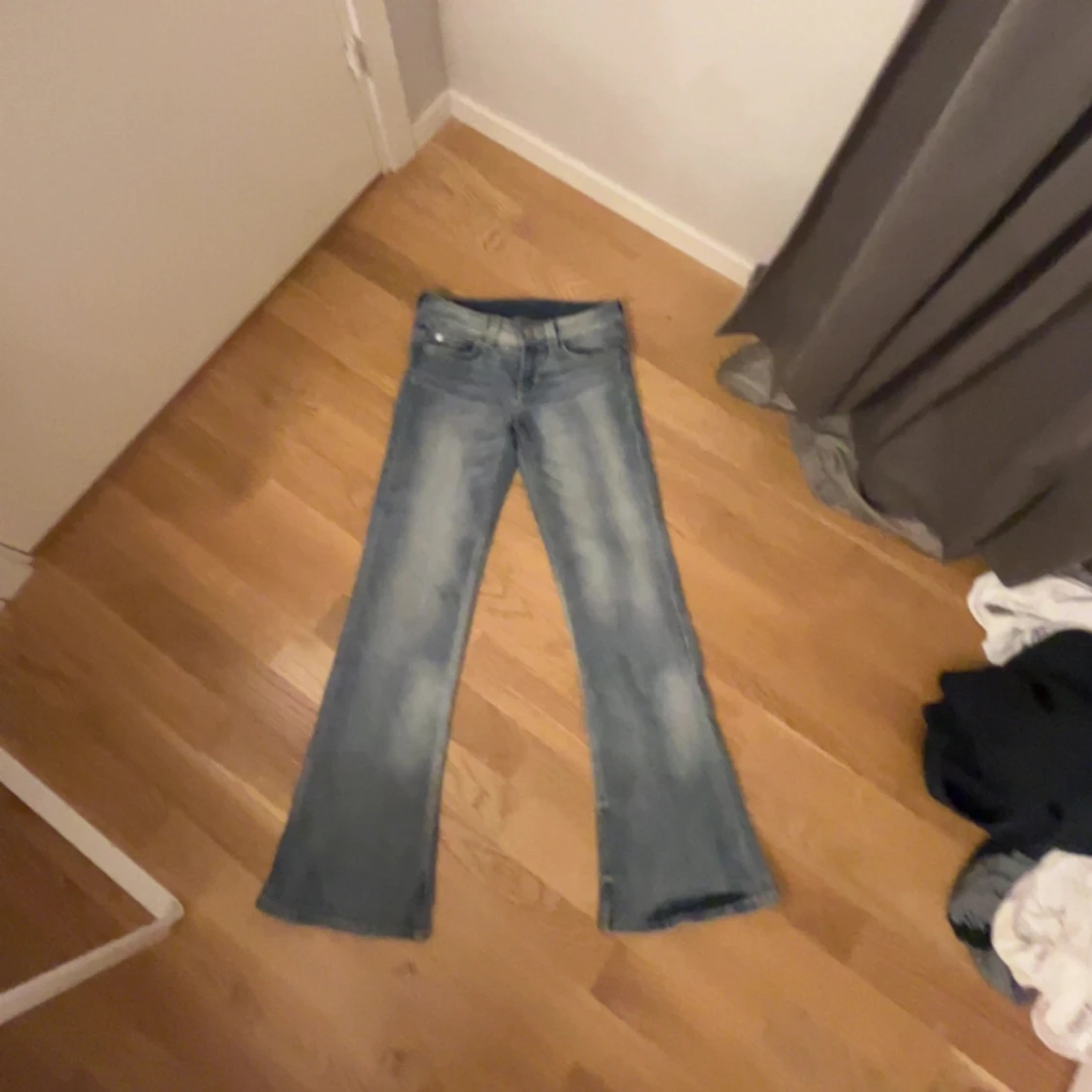 Cheap Monday ljusblå bootcut jeans - 1