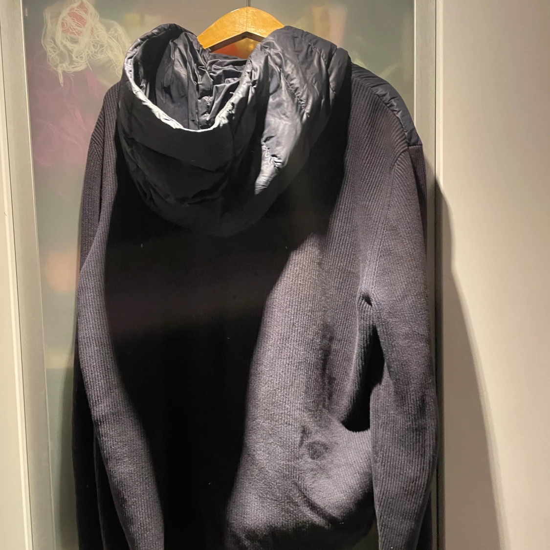 Svart quiltad cardigan Moncler - 1