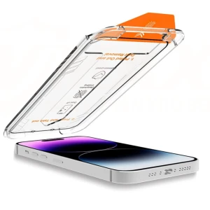 iPhone Skärmskydd med Monteringsram - Helt nytt skärmskydd i glas för mobiltelefon. Levereras med skyddsfilm och är fri från repor eller skador. Perfekt för att skydda din mobilskärm mot repor och stötar. Passar iPhone modeller med 6.1 Tum eller iPhone-13/13Pro/14/14Pro/15/15Pro. Oanvänt skick.