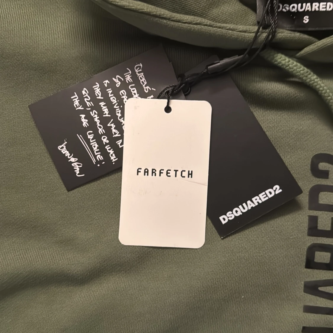 Grön hoodie DSQUARED2 ICON  - 2