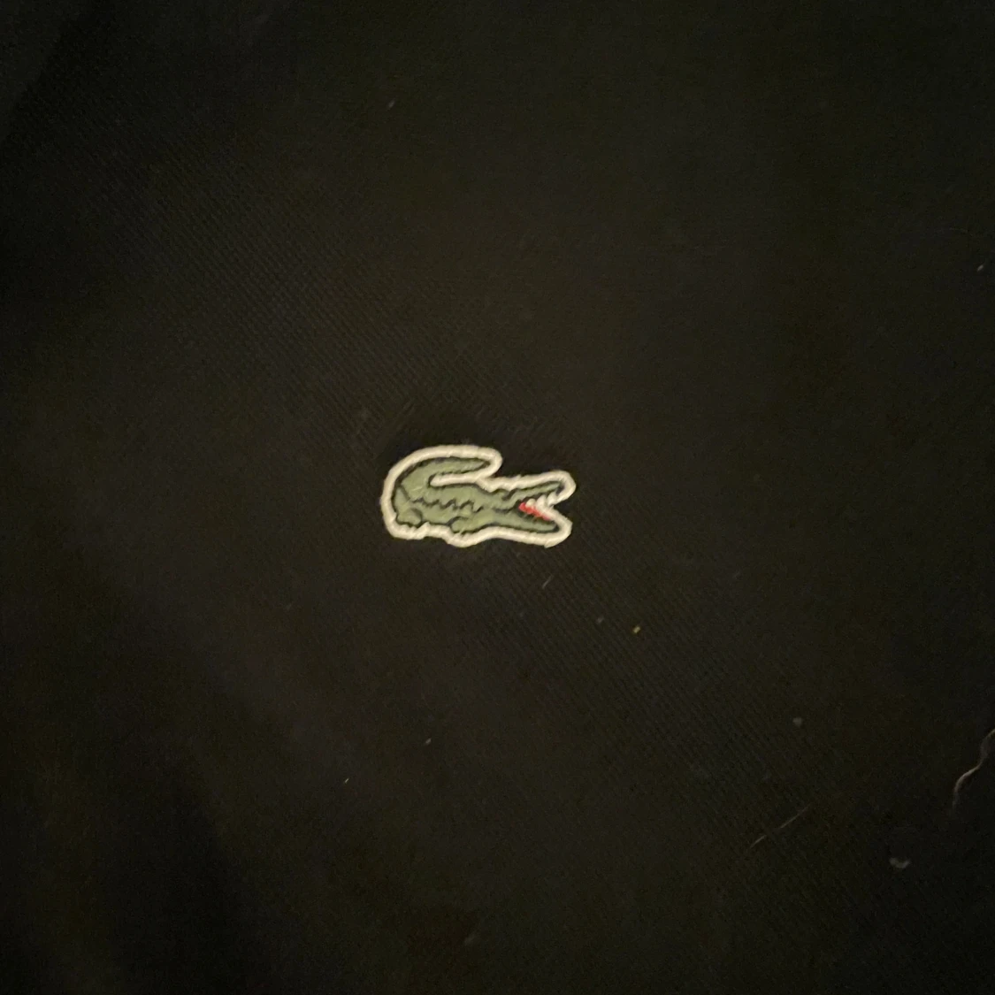 Svart half zip tröja från Lacoste - 2