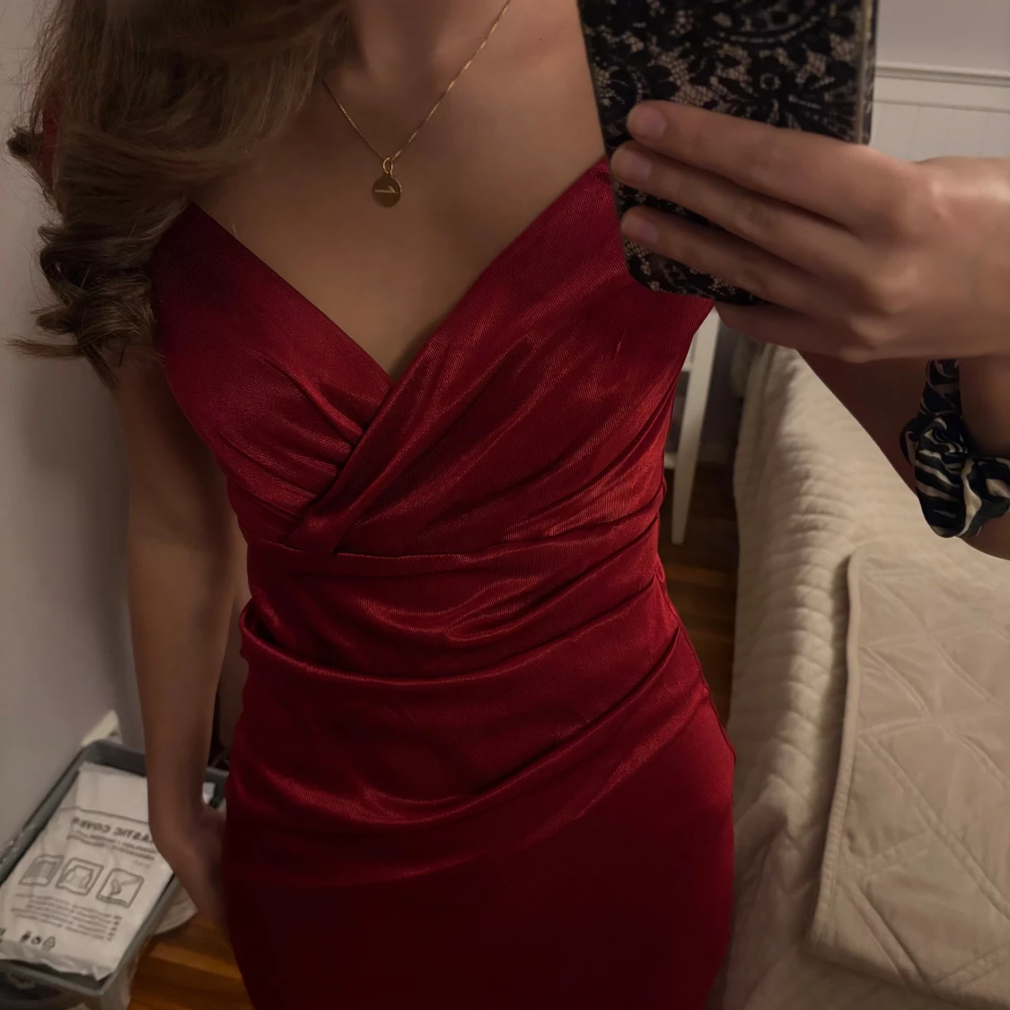 Vinröd balklänning  - 2