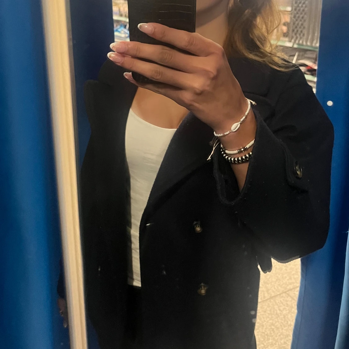 Mörkblå Kappa Kidsbrandstore  - 1