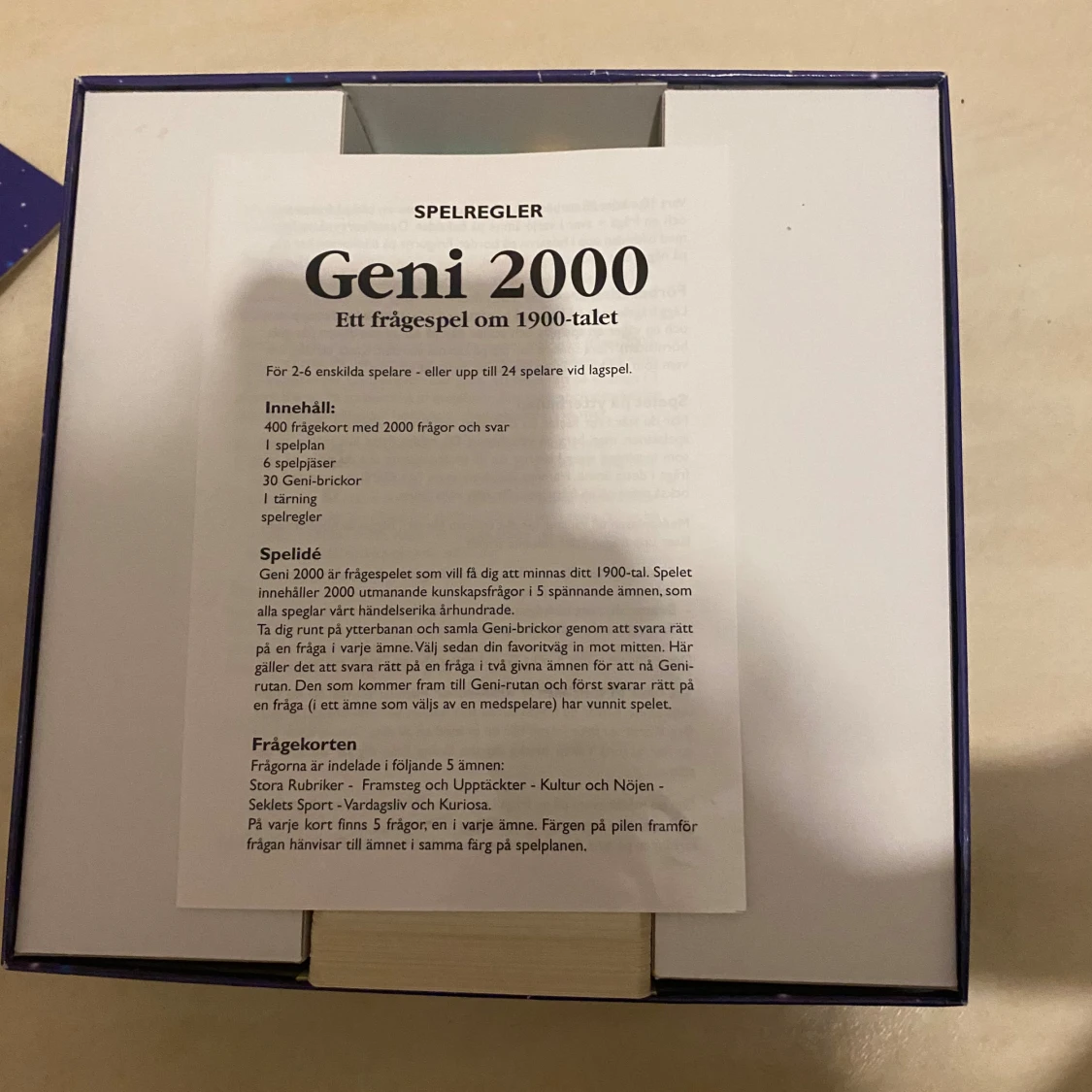 Geni 2000 sällskapspel perfekt till jul - 2