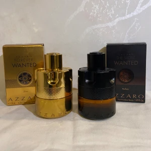 AZZARO WANTED PARFYM DUO - Två snygga Azzaro-parfymer: Forever Wanted Elixir och The Most Wanted. Båda i 50 ml flaskor, cirka 45ml kvar. Säljs med originalkartonger. 600kr/st eller 1100kr/st.