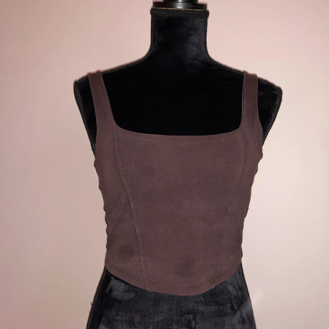 Brunt croppat linne - 1