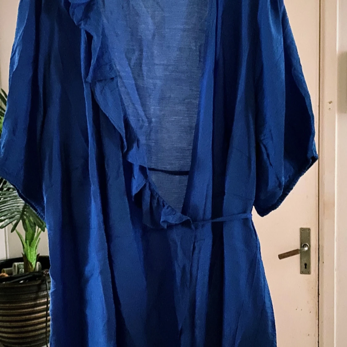 Blå omlottklänning från Zizzi XXL - 3