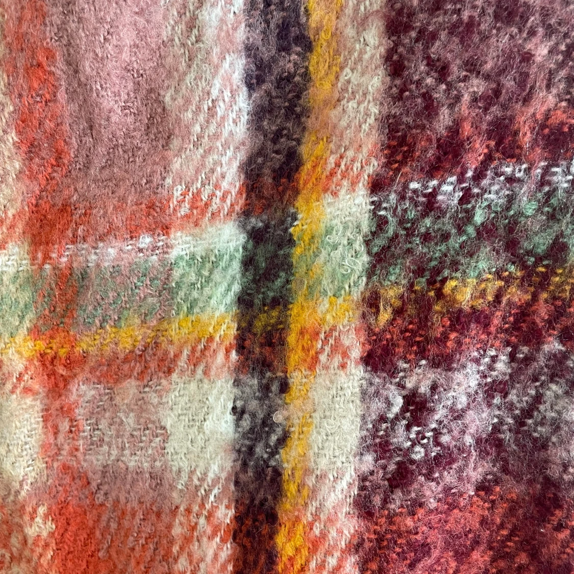 Rutig halsduk i höstiga färger - 2