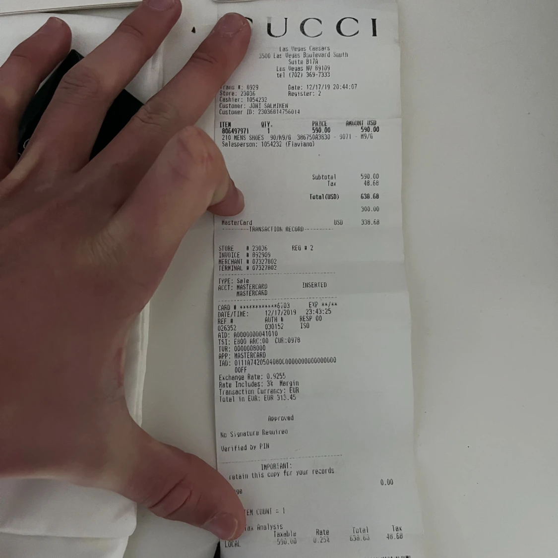 Gucci Ace vita sneakers (ÄKTA) - 1