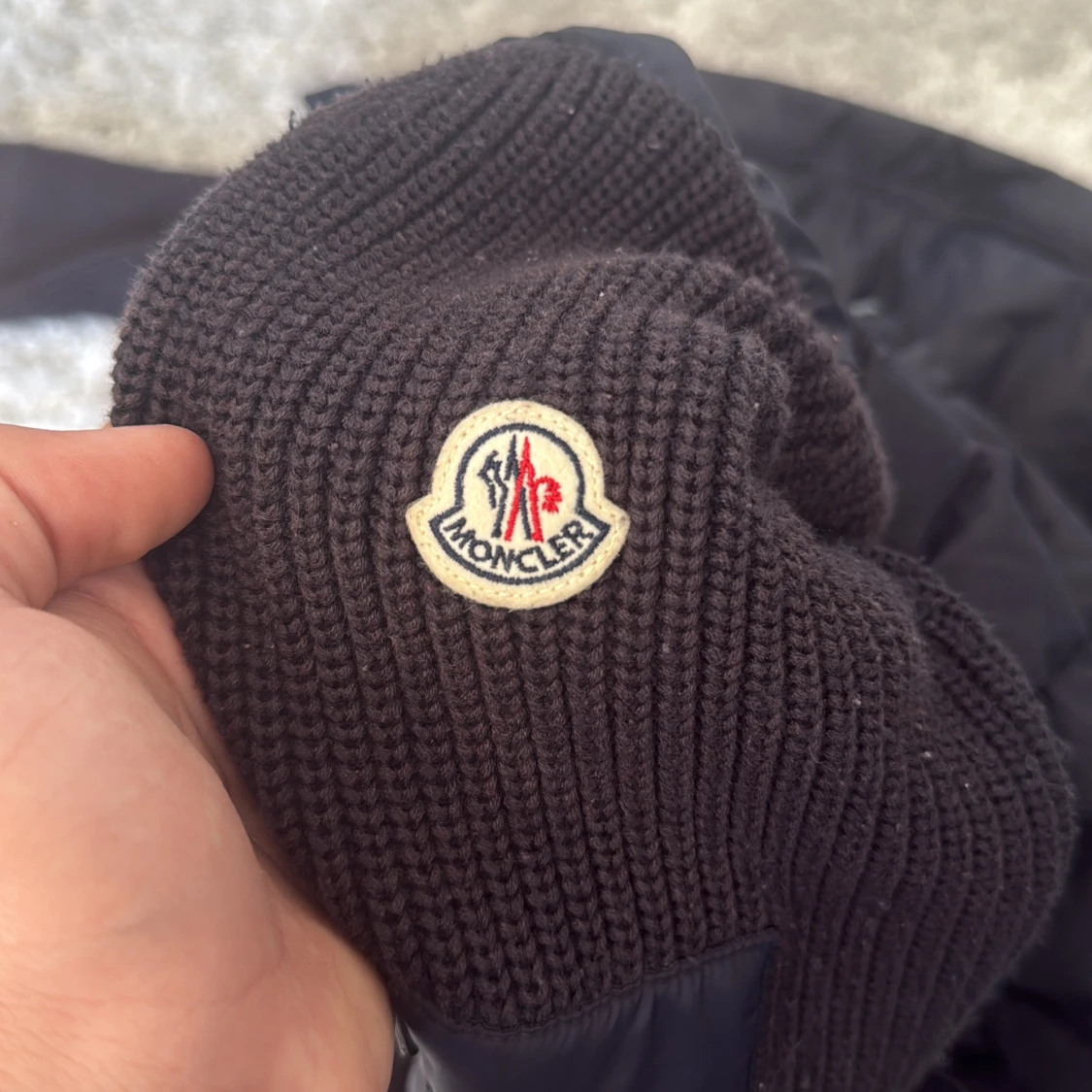 Svart,blå Moncler cardigan  - 1