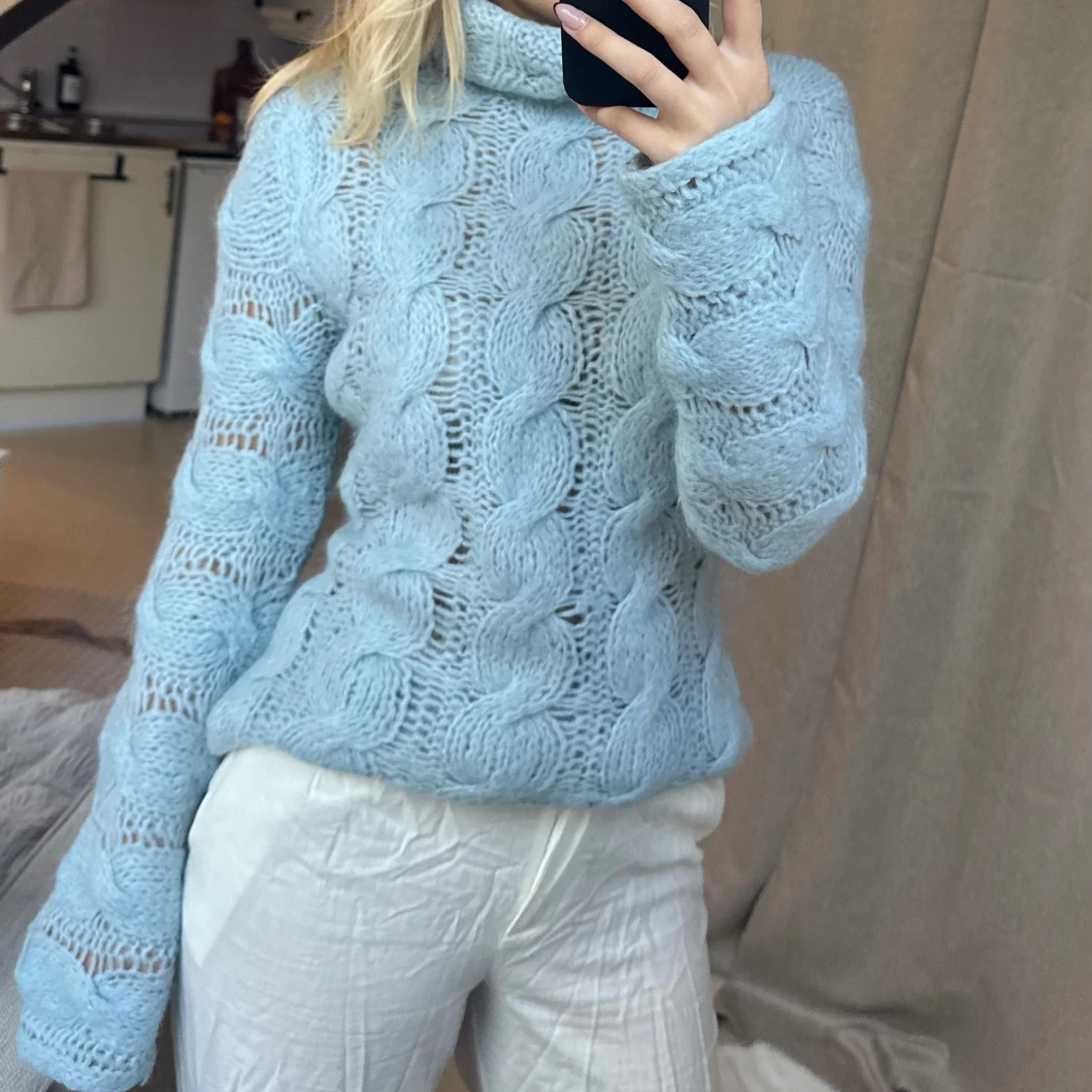 Stickad tröja 