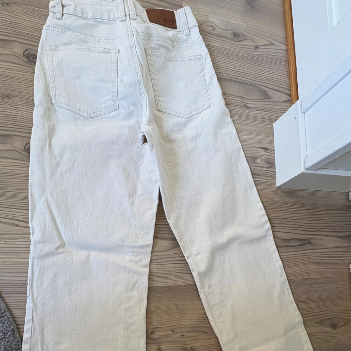 Vita raka jeans från Object - 2