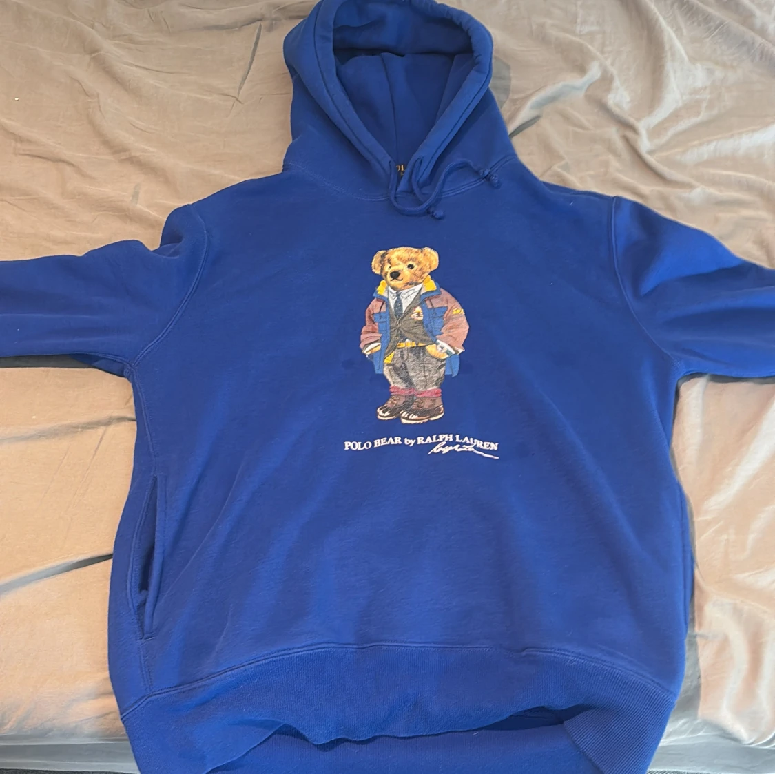 Blå Polo Bear hoodie från Ralph Lauren - 3