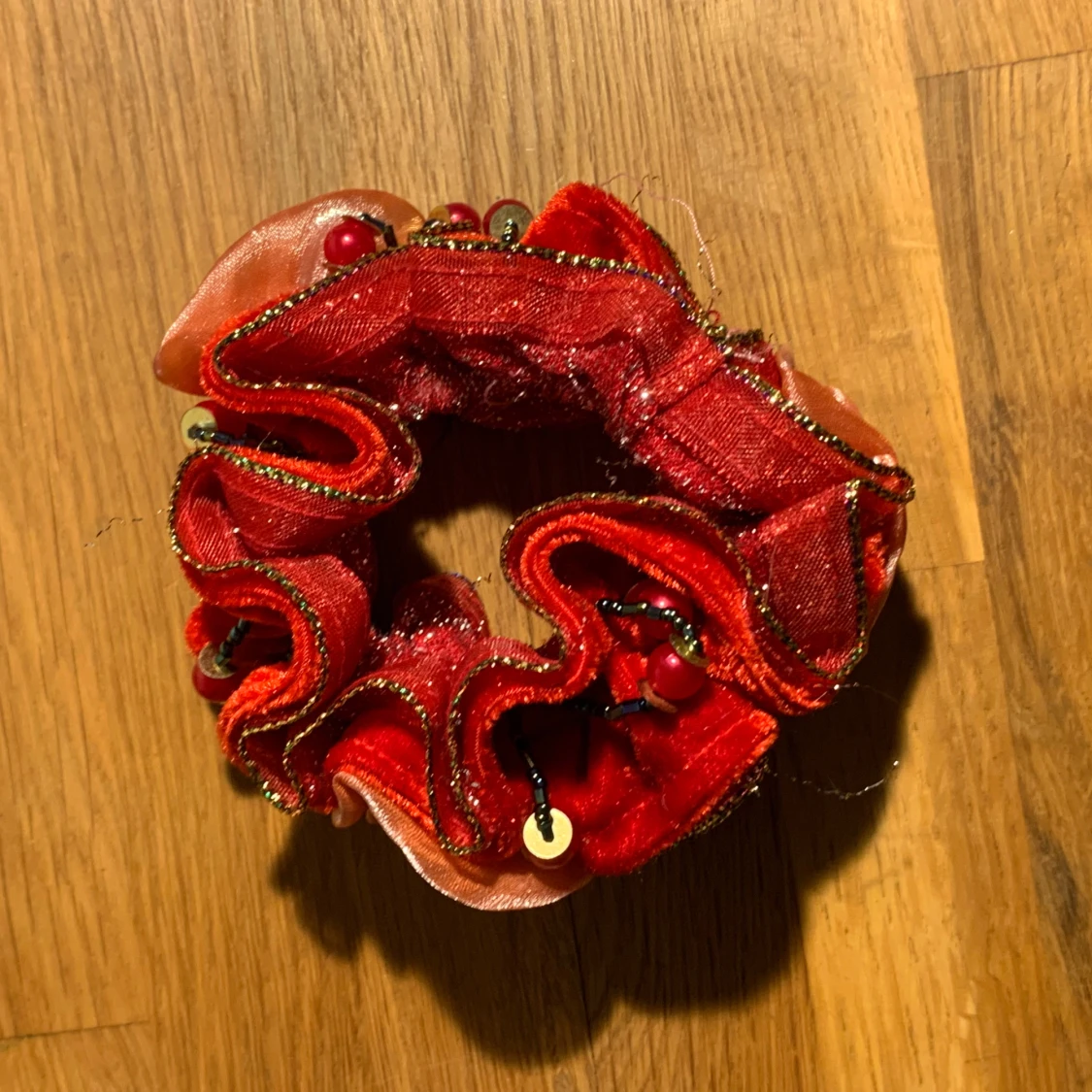 4 st färgglada scrunchies  - 2