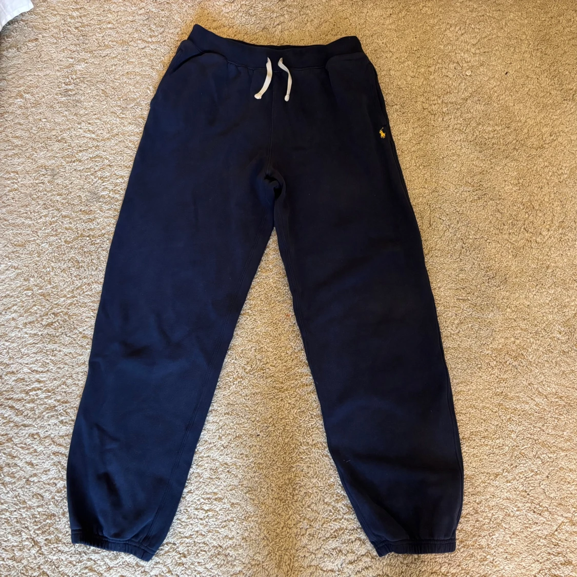 Mörkblå mjukisbyxor Polo Ralph Lauren 18-20 år eller XL