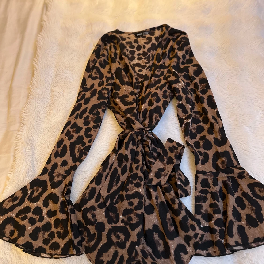 Leopardmönstrad jumpsuit Shein