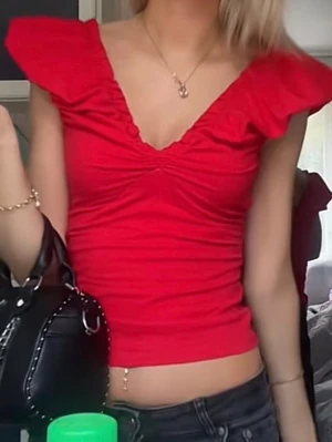 Röd topp - Så söt röd topp❤️❤️❤️