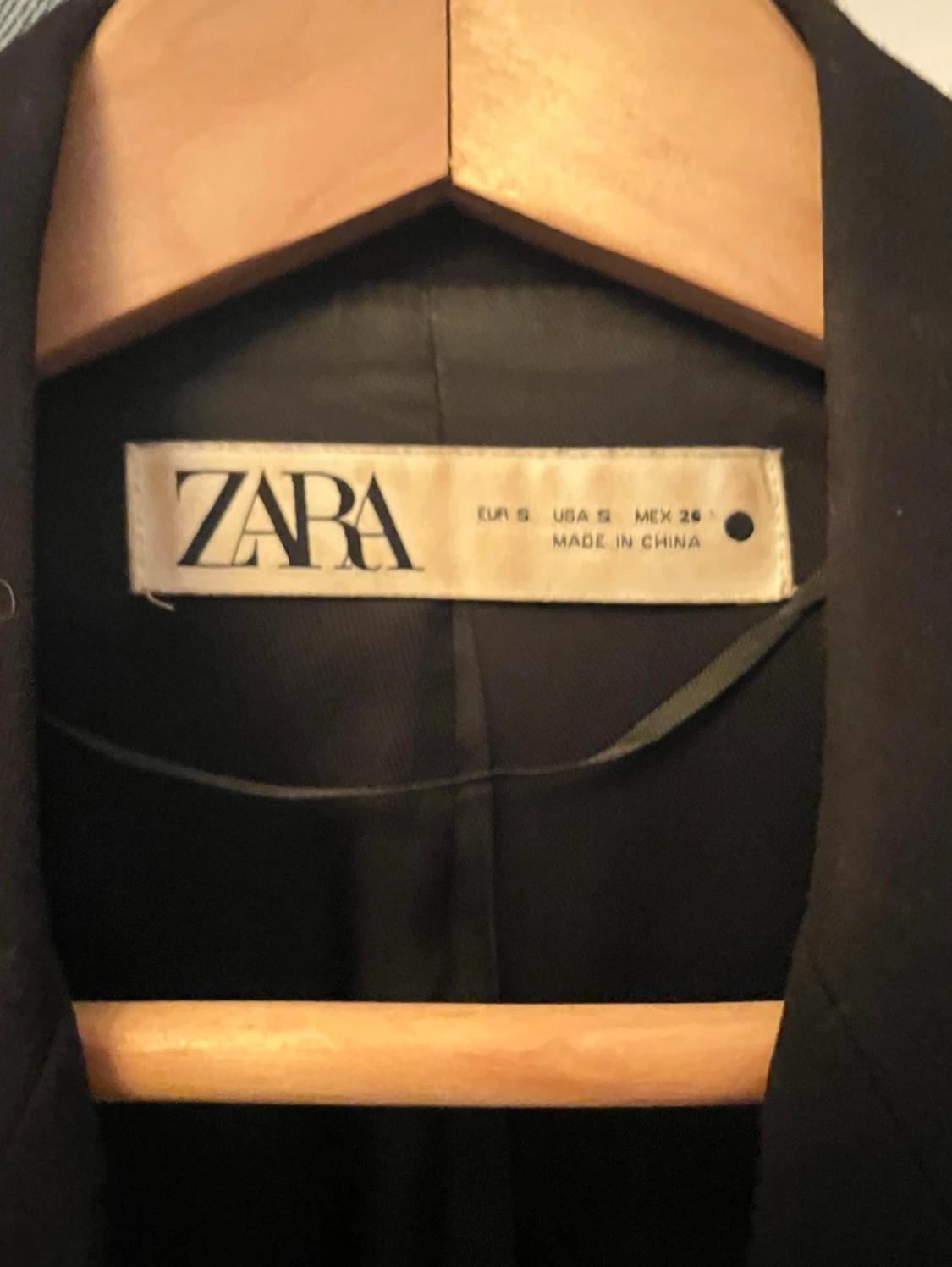 Svart oversized kavaj från Zara - 1