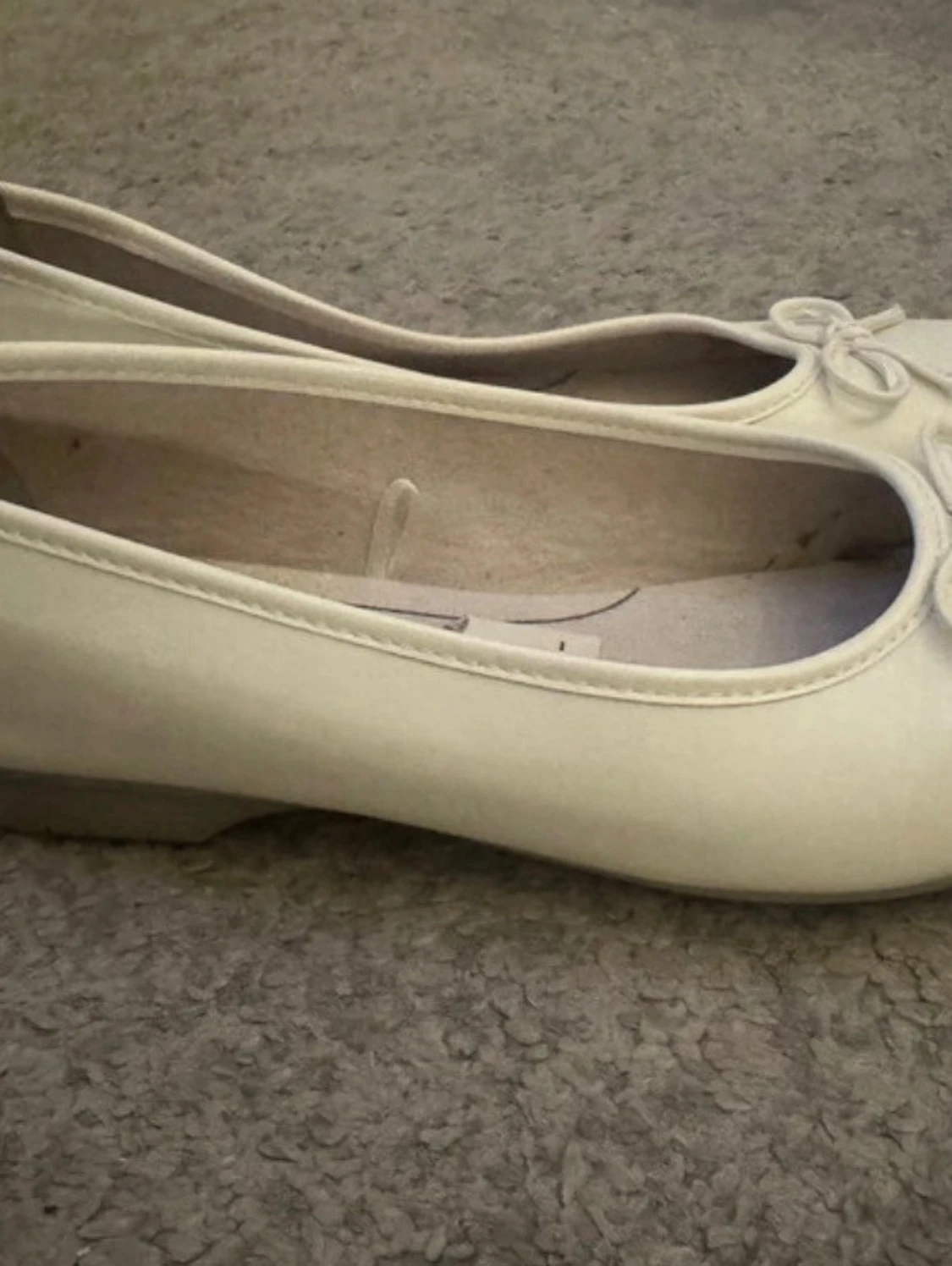 Vita ballerinaskor (37) - 1