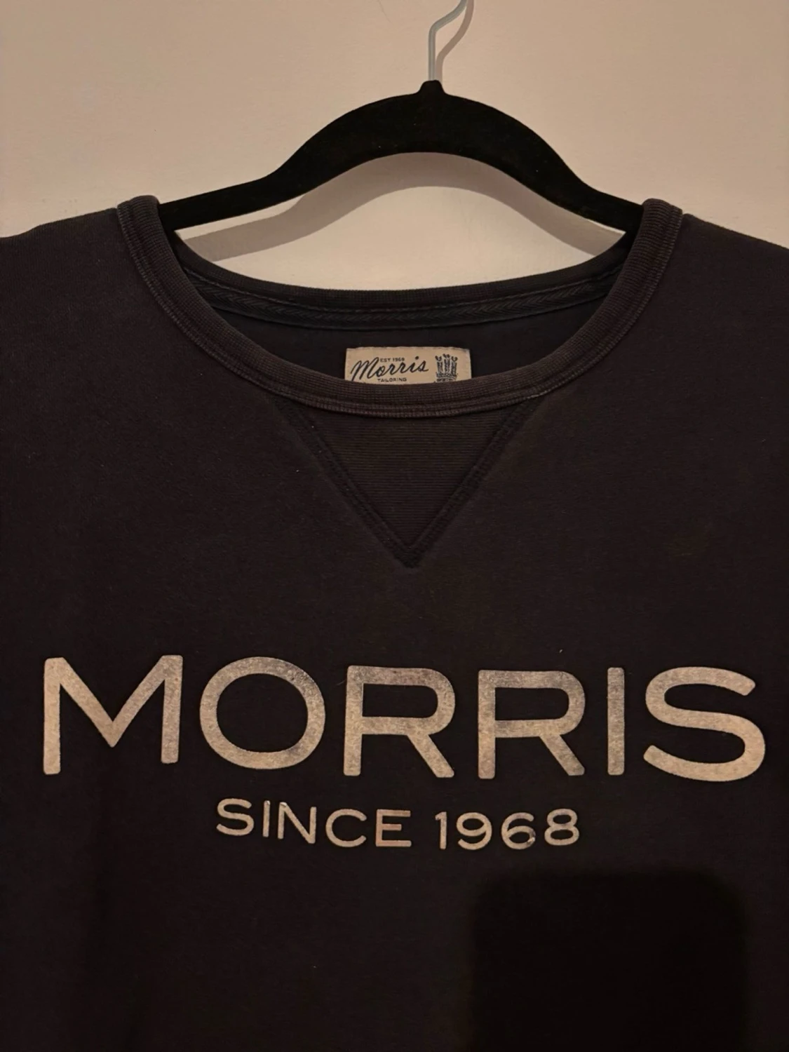 Svart sweatshirt från Morris - 1