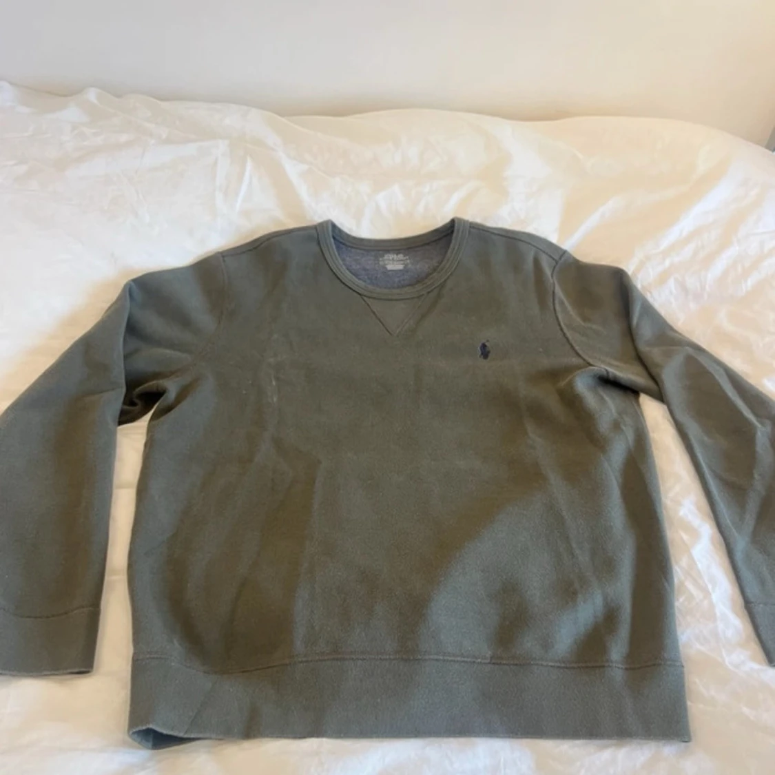 mörkgrön Ralph Lauren crewneck sweatshirt