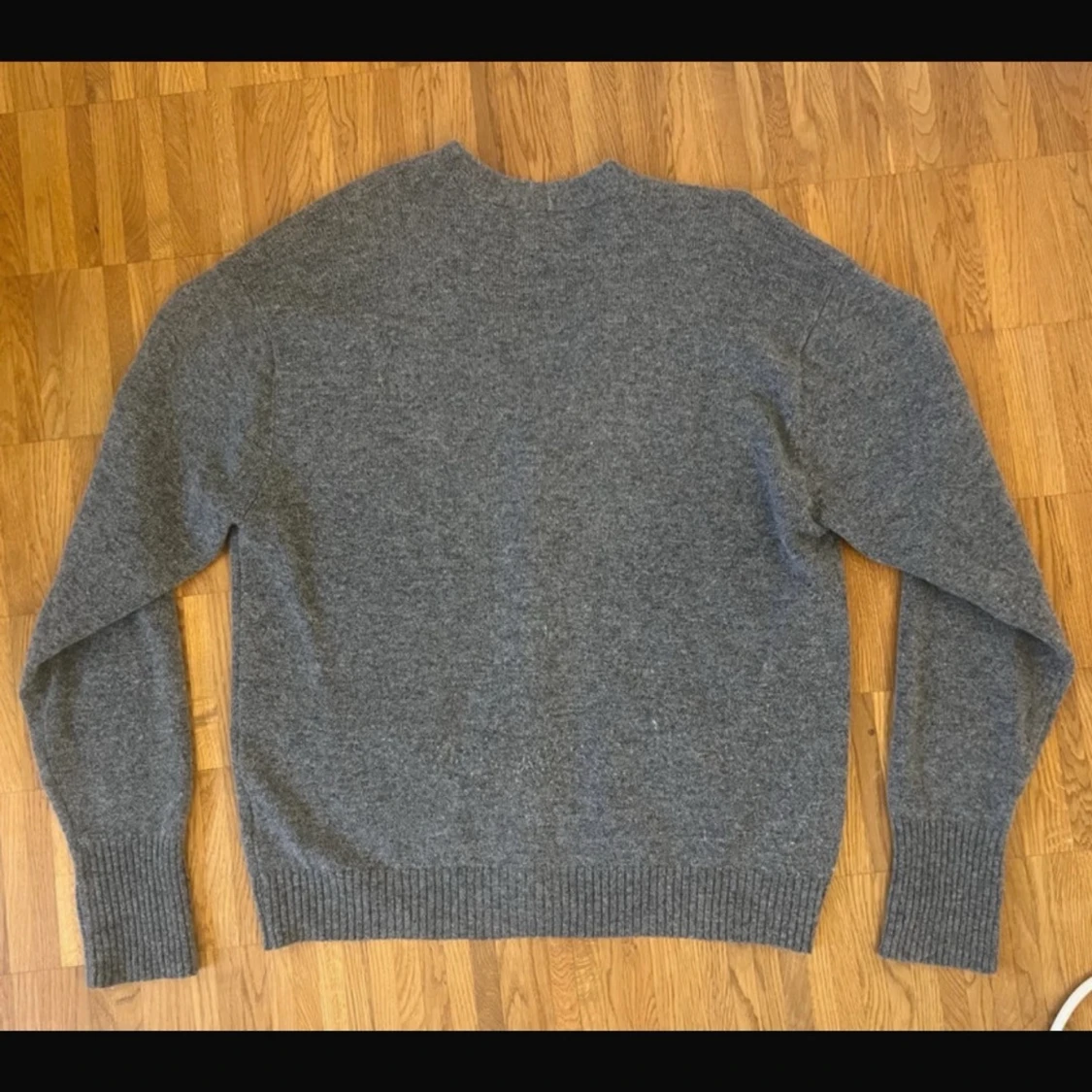 grå Manors Golf 100% ull cardigan med knappar och fickor - 3