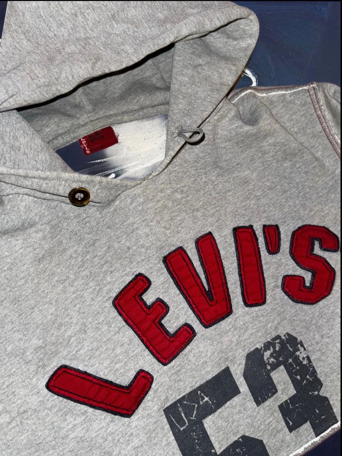 Vintage hoodie från Levi's med tryck - 1