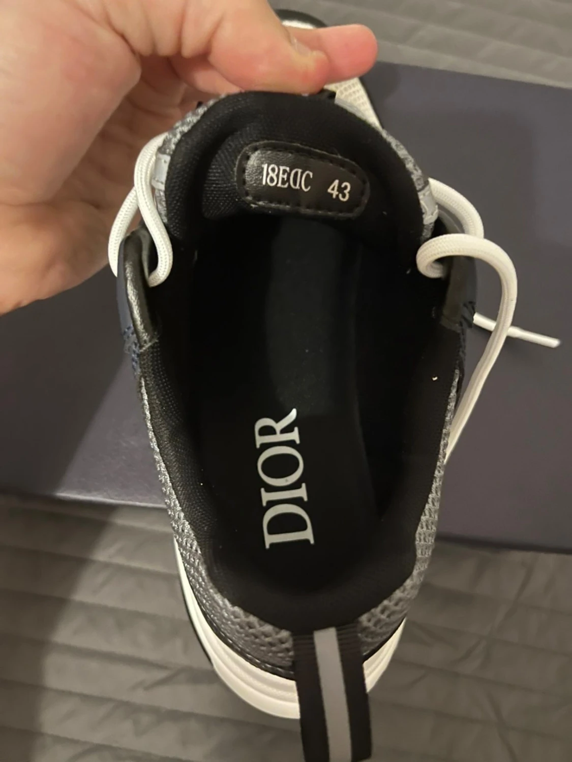 Dior B22 sneakers svart/vit - 3
