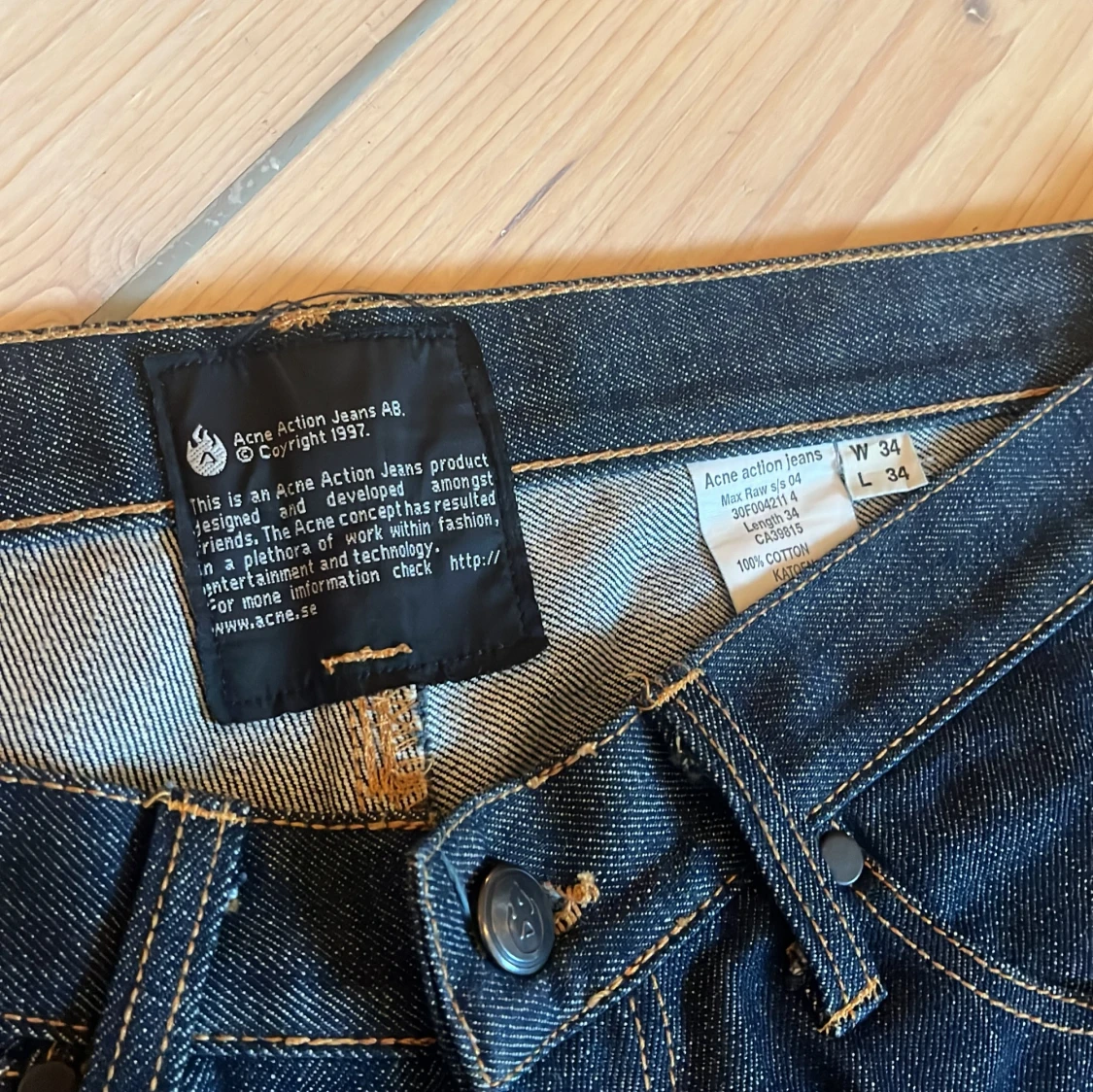  Acne Action Jeans Raw - 1