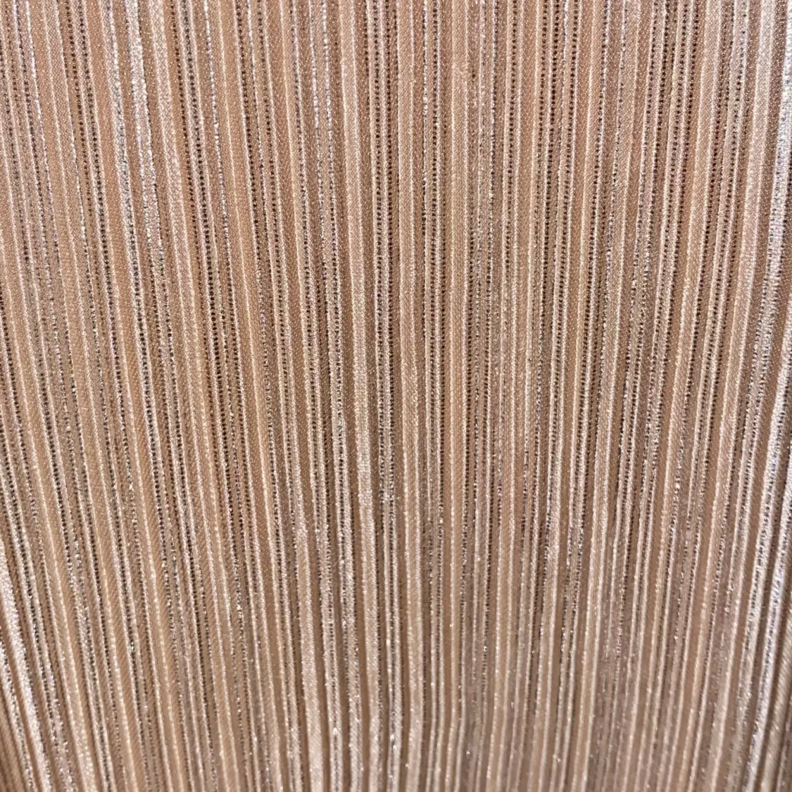 Champagnefärgad glittrig långklänning - 3